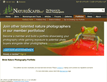 Tablet Screenshot of alanmurphy.naturescapes.net