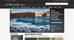 Desktop Screenshot of naturescapes.net